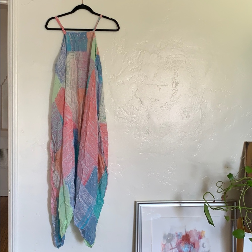 Anthropologie watercolor dress